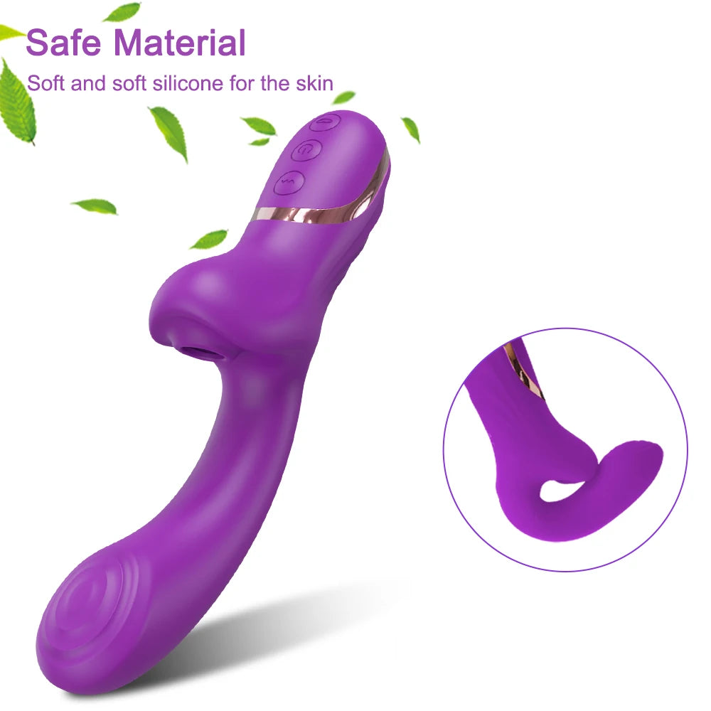 Powerful Clitoral Vibrator For Women Clit Clitoris Sucker Sucking Vacuum Stimulator Dildo Sex Toys Female Goods for Adults 18