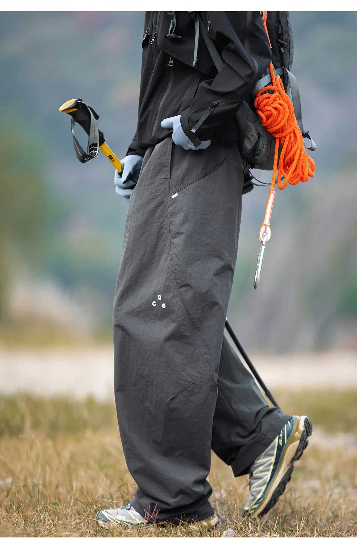 TFETTERS 2026 Spring New Arrival Outdoor Cargo Pants Man Water Repellent Windproof Oversized Curved Blade Techwear Trousers Men
