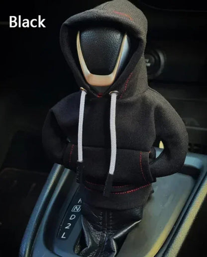 Car Hoodie Handle Shark Cute Hoodie Car Gear Shift Knob Cover Short Plush Manual Handle Gear Auto Interior Accessories