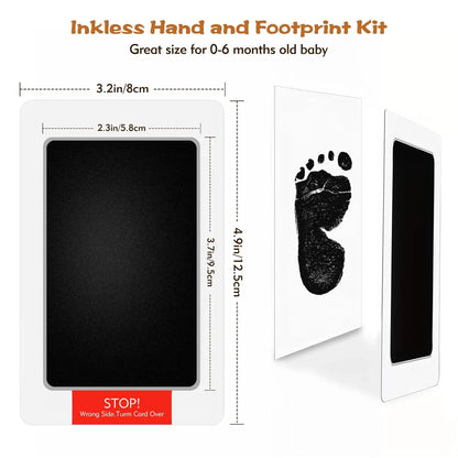 Baby Inkless Hand and Footprint Kit, Ink Pad Paw Print kit for Dogs, Dog Nose Print Kit, Dog Paw Print Kit - Baby Footprint Kit