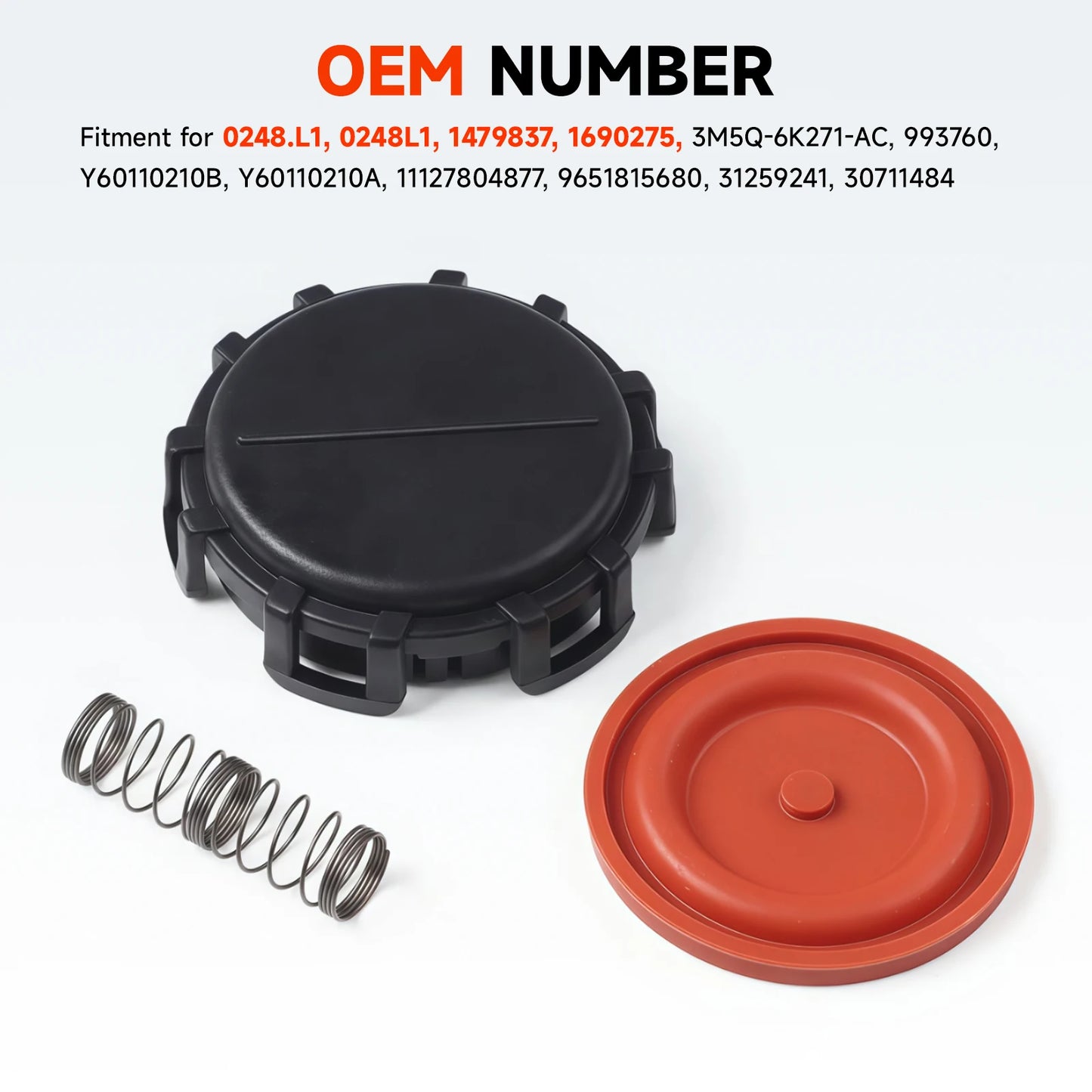 For Ford C-MAX Fiesta VI Focus II Fusion Citroen Berlingo C2 C3 C4 Volvo Car PCV Valve Cover Kit Membrane Repair Accessories New