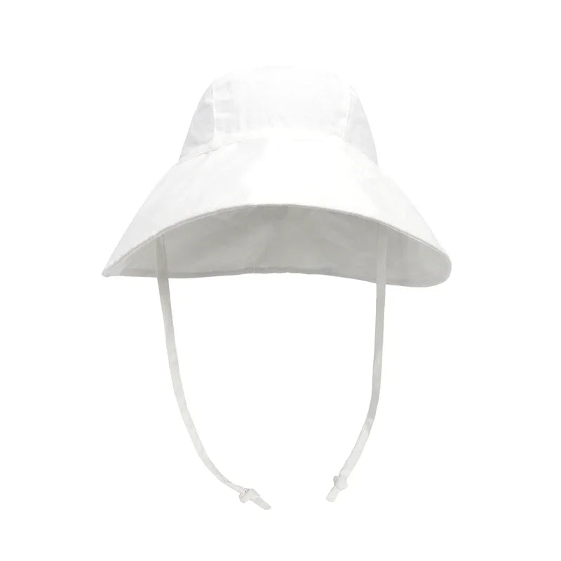 Baby SunHat Summer Boys Girls Bucket Hat Kids Cotton UV Travel Hats Child Big Brim Outdoor Beach Caps Fashion Casual Panama Cap