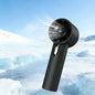 Rechargeable Handheld USB Fan, 100 Adjustable Speeds Digital Screen Mini Personal Fan, Lightweight Portable Cooling Fan for Outd