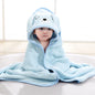Baby Bath Towel Boy Girl Baby Towel Newborn With Hood Cartoon Coral Fleece Infant Towel Blanket Newborn Baby Bathrobe Infan