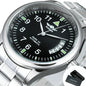 WINNER Business Automatic Watch for Men Calendar Window Fashion Black Dial Fashion Leather Strap Luxury Brand Mechanical Watches