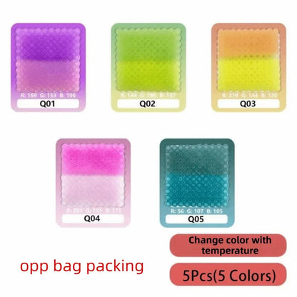 5/8 Colors Color Change Fuse Beads Kit Light Change Temperature Change Perler Beads 2.6mm DIY Craft Melting Beads Gifts