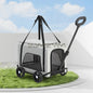 Folding Dog Stroller, Pet Folding Stroller, 4 Wheels Dog/Cat Puppy Stroller Pet Travel Carriage Case