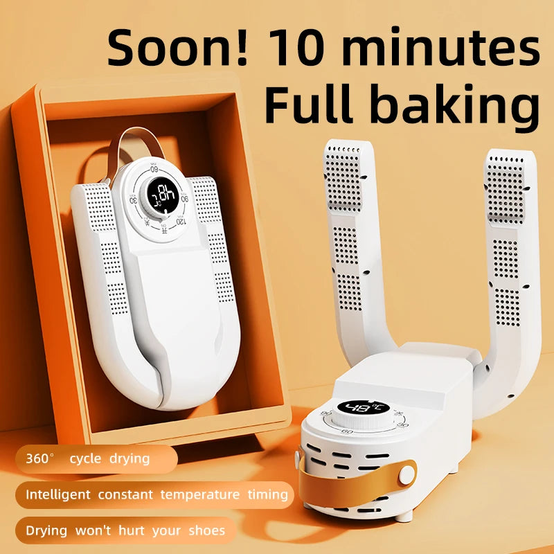 HOMEFISH Intelligent Shoe Dryer Quick Drying Deodorizing Sterilizing Adjustable Timer Household Shoe Warmer And Heater