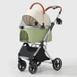 Lightweight Pet Strollers Carrier Car Foldable Travel Carrier for Cat Dog Detachable Pet Strollers Portable Pet Carrier Bag