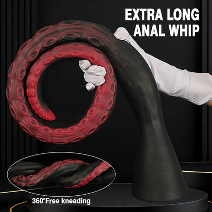 50-100cm Super Long Anal Whip Octopus Anal Plug Silicone Suction Cup Bdsm Buttplug Dilatdor Anal Xxl Sex Toys Women Men Sex Shop