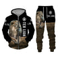 Spring and Autumn Men's Tracksuit 3D The Lion Print Zipper Hoodies Sweatshirts Pants Sets Casual Mens Clothing Women's Tracksuit