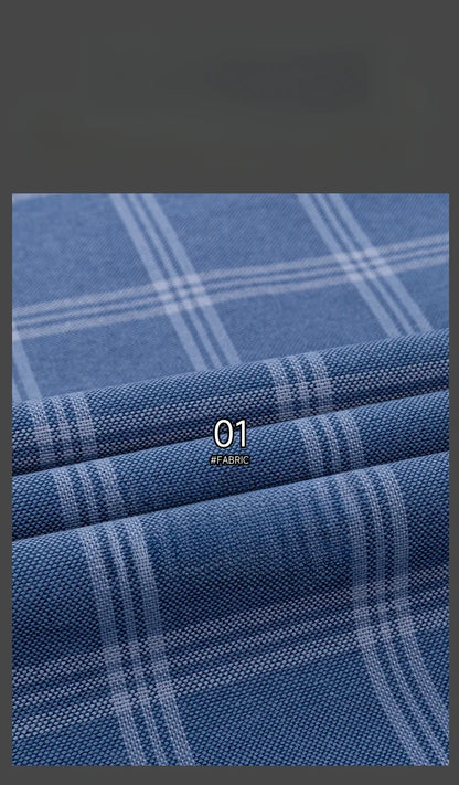 New In Shirt Oversize Long-Sleeve 100%Cotton Shirts for Men Slim Fit Formal Plain Shirt Plaid Casual Tops Designer Black Clothes