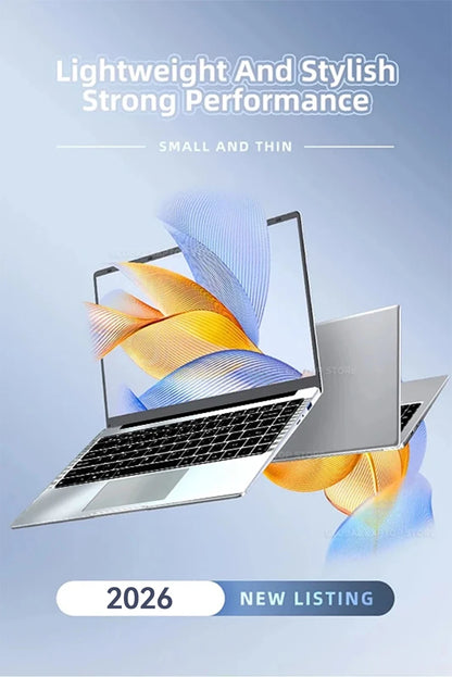 2026 Laptop Core I7 9850H A3950 Portable Laptops Windows 11 Pro 16GB RAM 1TB SSD 1920*1080 HD PC Gaming Computer Notebook Gamer