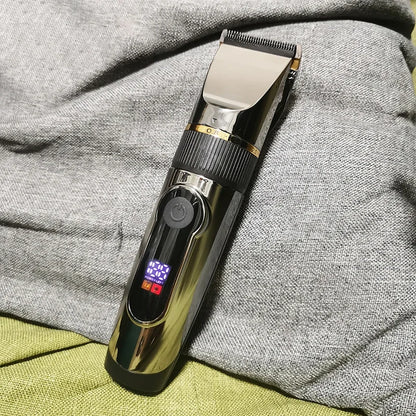 Professional Hair Clipper Rechargeable Electric Trimmer For Men Beard Kids Barber Cutting Machine Haircut LED Screen Waterproof