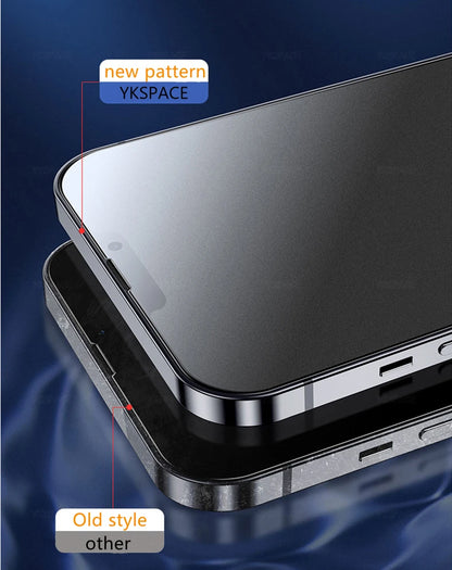 1-3Pcs Anti Fingerprint Frosted Matte Screen Protector for iPhone X XS 11 12 13 Mini 14 15 16 17 Air Pro Max Plus Tempered Glass