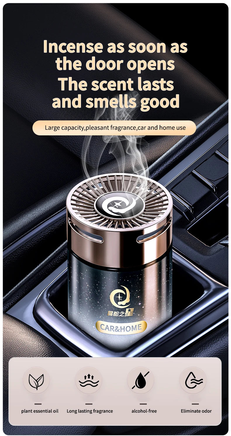 Hot Selling New Car Air Freshener Car Solid Fragrance Diffuser Long lasting Car Inside light fragrance Gifts