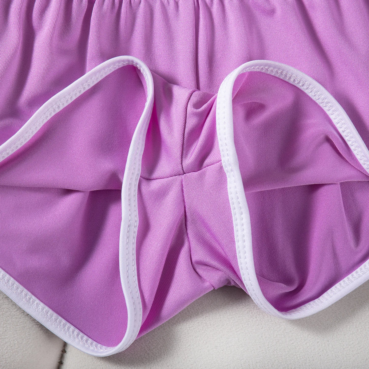 Sexy Running Elastic Sport Shorts Men's Summer Shorts Hot Pants Bar Nine Points Slim Fit Cotton Milk Silk Men's Fashion