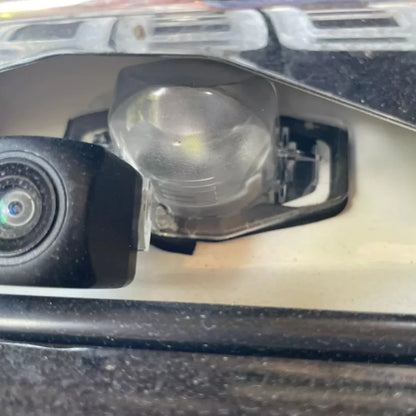 Car Rear View Reverse Camera Bracket License Plate Lights Housing Mount for Honda Fit Jade Odyssey CRV FRV Jazz Logo Stream