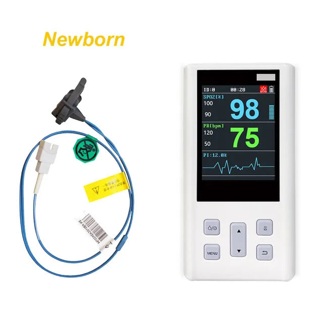 Portable Pulse Oximeter Monitor for Heart Rate and Oxygen Saturation with Veterinary and Medical SPO2  with Memory