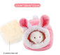 Hamster Cage Soft Warm Bed Pet Rat Hammock Pig Squirrel Winter House Velvet Nest Sleeping Warm Bed Small Pet Items