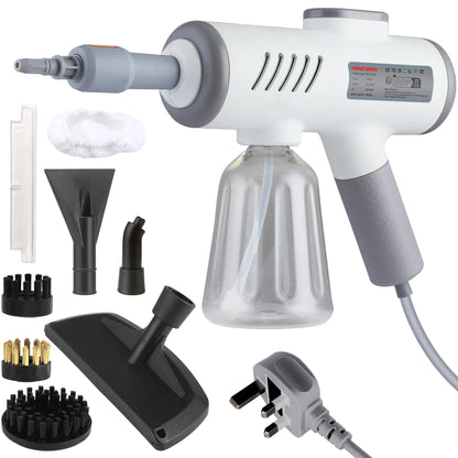 Steam Cleaner, Pressurized Handheld Steam Cleaner for Home with 8pcs Accessories, Use Steamer for Cleaning