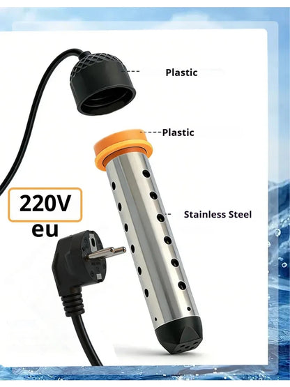 Pool Heater Water Heating Boiler Swimming Solar Bath Tub Immersion Portable Hot Fast Automatic Power Off Intelligent 2500W 220V