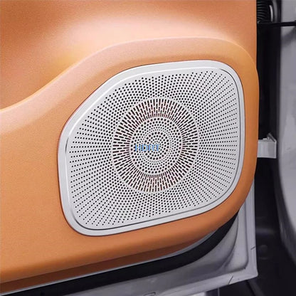Car Styling Instrument Outlet Horn Hood Air Intake Mask Audio Trim For Leapmotor C10 2024 + Rear Trunk Speaker Cover Accessories