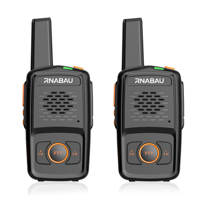 Mini Walkie Talkie RNABAU 16 Channels Professional MT-N1 UHF 400-470MHZ Match Baofeng Two Way Radio