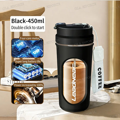 New Detachable Electric Mixing Cup Electric Protein Powder Shaker Cup USB Rechargeable Reusable Suitable For Lndoor/Outdoor Use