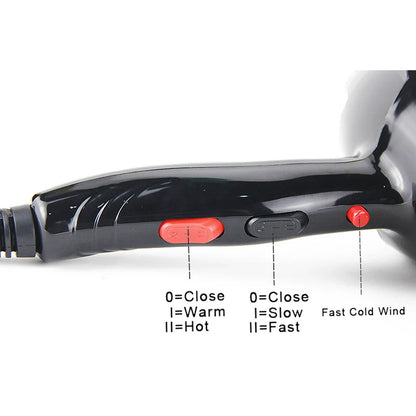 For Hairdresser and Hair Salon Long Wire EU Plug Real 2300W Power Professional Blow Dryer Salon Hair Dryer Hairdryer