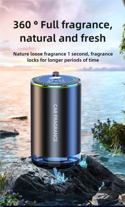 Car LED Aromatherapy Auto Machine Starry Sky Atmosphere Light Automatic Fragrance Intelligent Spray Car Aromatherapy Accessories