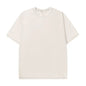 Cotton Short Sleeved T-shirt Summer Round Neck Loose and Base Shirt for Men Women Basic Tee