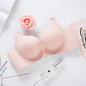 Extreme Push-Up Bra 8cm Thick Pads for Small Bust, Wireless Double Cup Lift, Soft Comfort Fabric, Adjustable Deep V Bras