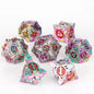 7pcs DND Metal Dice Set MTR Polyhedral Dice for Dungeons And Dragons Role Playing Games D&D Dice Set Dnd Gifts