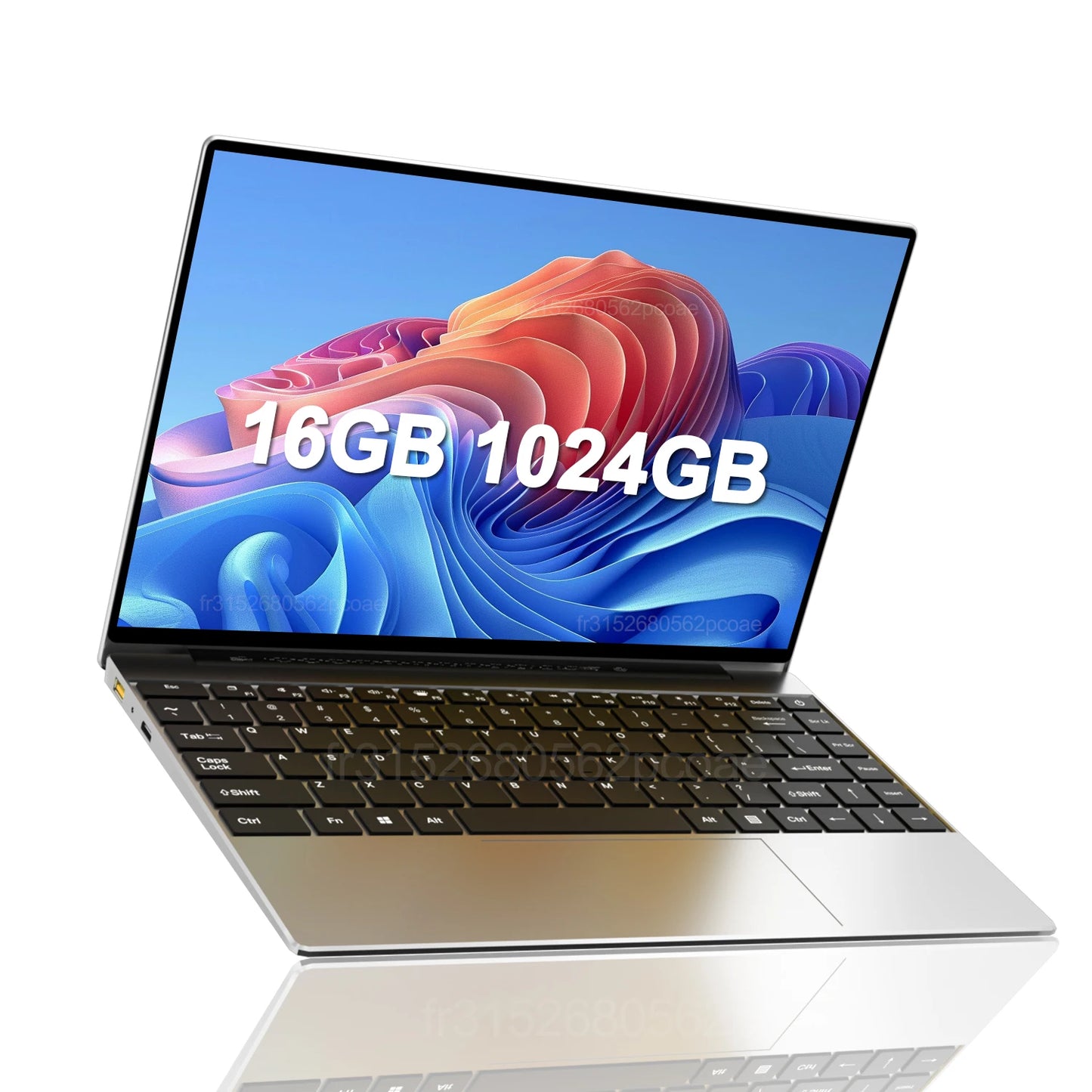 LENO Laptop 14.1" Windows 11 16GB RAM 2TB SSD Intel N3700 Ultra Slim Notebook Gamer 1080P  Display Office Study Computer PC