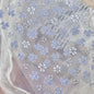 5D Starfish Fish Tail Small Fish Blue Bow Shell Silver Glitter Star Nail Art Stickers Ocean Fantasy Summer Nail Decals Manicure