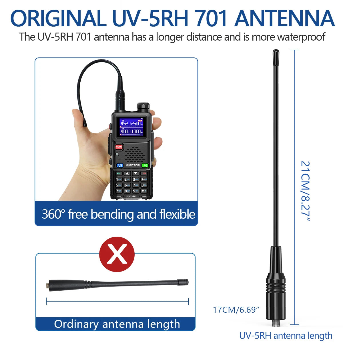 Baofeng UV 5RH 10W Air Band Walkie Talkie Long Range Wirless Copy Frequency Type-C Baofeng UV 5R MINI UV 21 PRO 2 Way Ham Radio