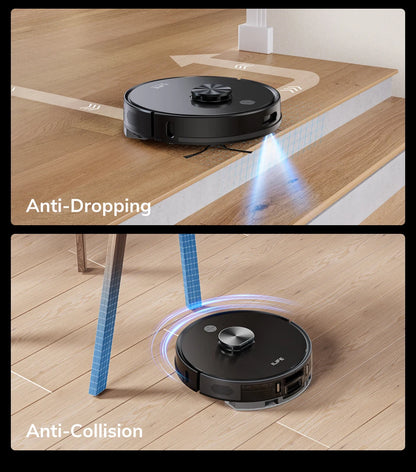 ILIFE T20s Ultra Robot Vacuum Cleaner with Self-Emptying Station, 10000Pa Suction, 4600mAh Battery, 300 Min Max Runtime