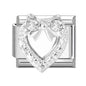 Zircon Star Heart Bow Moon Cherry Moon Italian Charm Links Fit 9mm Stainless Steel Bracelet Women Jewelry DIY Making Gifts