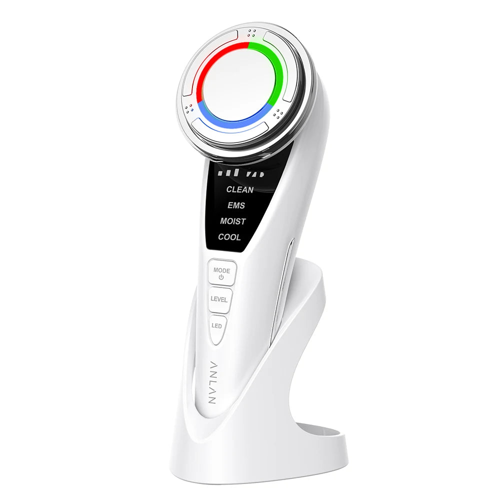 ANLAN Facial Massager Pro Microcurrent Face Lifting Skin Rejuvenation with Cold Deep Cleaning Anti-aging Skincare Beauty Device