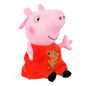 16-19CM Genuine Peppa Pig Bundle pocket 8 Friends Daddy Mammy Peppa George Plush Bahs Stuffed Dolls Pajamas Peppa Kids Gift