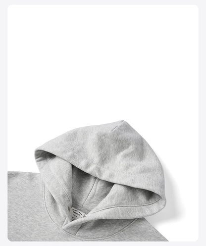 SIMWOOD 2026 Spring New Oversize Back Moutain Print Hoodies Men 340gsm Warm Brushed Lining Fabric Sweatshirts