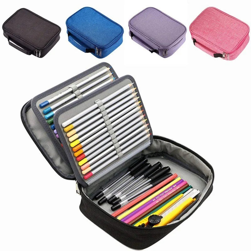 1pcs Large-capacity Pencil Case for Students 72-color Sketch Pencils Multi-functional Storage Pencil Case Pencil Bag 2026 Hot
