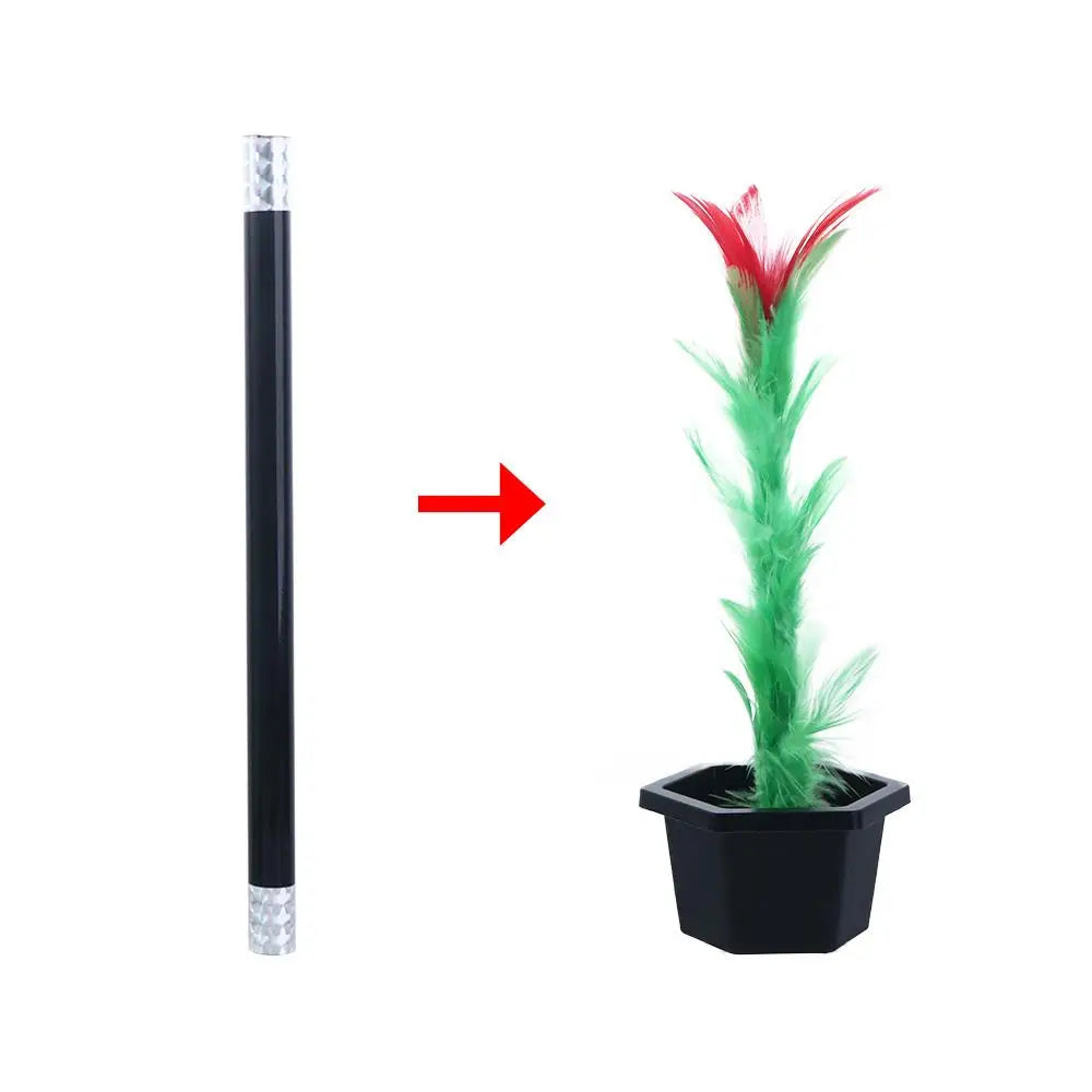 1 Set Magic Wand To Flower Magic Trick Easy Magic Tricks Toys For Adults Kids Show Prop Toys For Boys Fun For Children