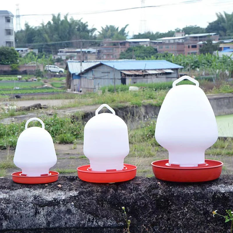 1L/3L/4L Chicken Feeder Bucket Water Fountain Automatic Chick Drinker Bucket Drinking Quail drinking Bird equipment Waterer