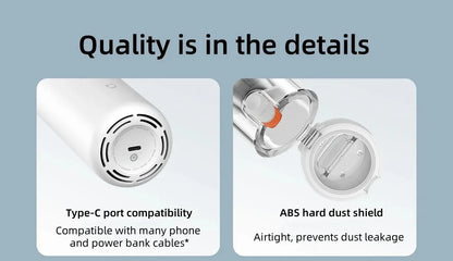 Original MIJIA Portable Handheld Vacuum Cleaner For Home Car Mini Wireless Dust Catcher Collector 13000PA Cyclone Suction