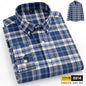 The new 10XL and 11XL oversized Oxford fabric men's shirt is 100% pure cotton, fashionable, casual and business without ironing