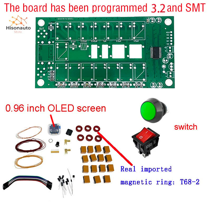 Hisonauto ATU-100 ATU100  Automatic Antenna Tuner 7x7 ATU-100mini by N7DDC assembled machine ready for use