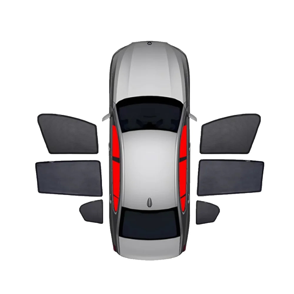 For Leapmotor C10 2024~2026 2025 Car Magnetic Mesh Privacy Sunshade Side Window Sun Shade Mosquito Net Protection Accessories