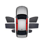 For Leapmotor C10 2024~2026 2025 Car Magnetic Mesh Privacy Sunshade Side Window Sun Shade Mosquito Net Protection Accessories